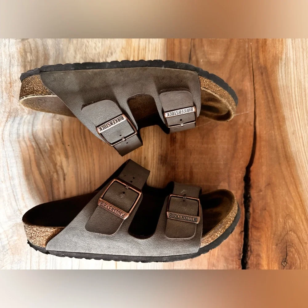 Birkenstock Kids Brown Sandals - Picture 3 of 5
